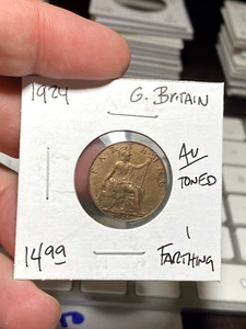 1924 Great Britain 1 Farthing - Picture 1 of 2