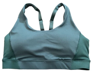 All In Motion Sports Bra Seamless Removable Pad- Heather Navy/green  L - Picture 1 of 2
