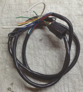 ROSCO 1FT WIRE HARNESS ADAPTER FOR HEATED POWER ADJUST MIRRORS BLACK 8-PIN MALE - Picture 1 of 3