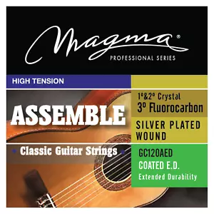 Magma Classical Guitar Strings High Tension ASSAMBLE Nylon-Carbon - COATED - Picture 1 of 2