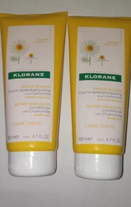 2 Klorane Blond Highlights Conditioner mit Kamille 6,7 Oz. - Bild 1 von 1