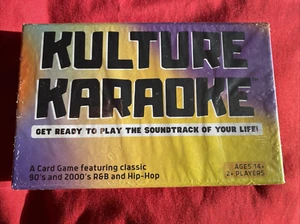 NEW Kulture Karaoke Card Game - Classic 90's & 2000's - R&B Hip-Hop - New/Sealed - Bild 1 von 2