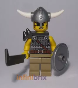 Lego Viking Marauder Warrior Minifigure Made of Genuine Lego Parts NEW cus051 - Picture 1 of 1