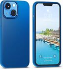 For iPhone 13 Mini Silicone Thin Shockproof Case Premium Cover Blue 5.4"
