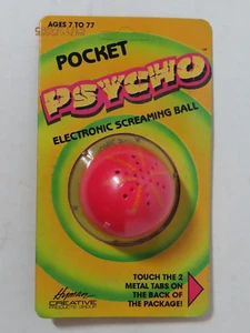 1989 Hyman Pocket Psycho Electronic Screaming Ball NIP not working - Picture 1 of 4