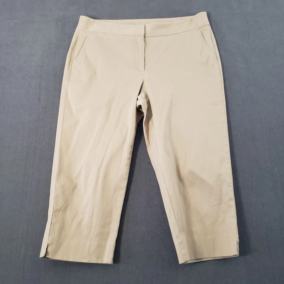 Empujador de pedales Talbots Capri para mujer talla 8 bronceado Foto 1 de 4