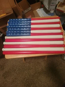 Baseballschläger Flagge - Bild 1 von 2