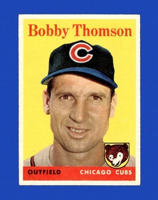 1958 Topps Set-Break #430 Bobby Thomson como nuevo *GMCARDS* Foto 1 de 2