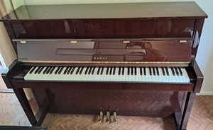 Kawai Upright Piano Mahogany Finish Model K18EA Immaculate Condition - Picture 1 of 8