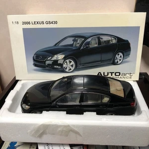 AUTOart 1/18 Lexus GS430 2006 modellino auto pressofuso nero finito - Foto 1 di 8