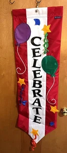 Vintage 1996 Windsport Fancy Flag Celebrate Banner - Bild 1 von 8