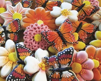 Springbok #10766 - 1,000 Pc Jigsaw Puzzle - Butterfly Cookies - 24" x 30" - Image 1 of 2