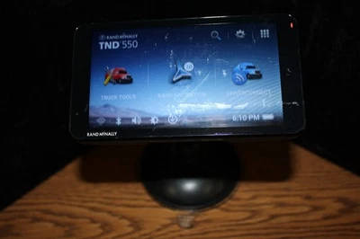 RAND MCNALLY TND-550 LM 5" TRUCK GPS RECEIVER TND550 AO4070164 - Image 1 of 4