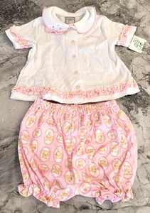 GREEN DOG Platinum Baby Teddy/Hase 2-teiliges Hose & Top; Mädchen Kleidung Outfit Set 18m - Bild 1 von 24