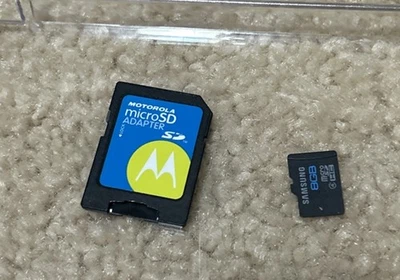 MOTOROLA SANDISK~ 256MB MICRO SD Adapter, Memory Chip & Case! MicroSD OEM~ NEW - Image 1 of 2