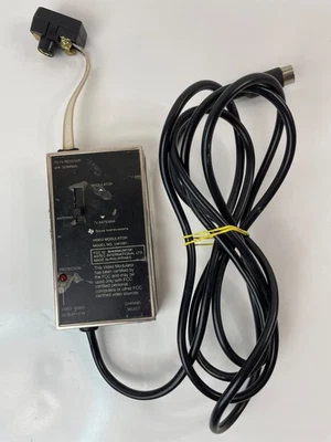 Texas Instruments Model UM1381 Video Modulator RF Adapter for TI99/4A Computer - Image 1 of 4