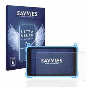 6x Folie für Blackview Tab 5 Kids Schutzfolie Displayschutz Display Schutz Klar - Photo 1/11