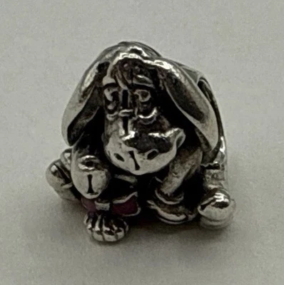 Pandora Plata Esterlina Disney Winnie the Pooh Eeyore Dije Foto 1 de 3