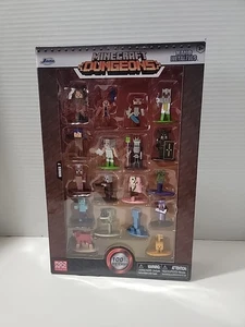 18 pezzi Nano Metalfigs MINECRAFT DUNGEONS: senza nome/bambino/moschio/strega/congelato/mojang - Foto 1 di 4