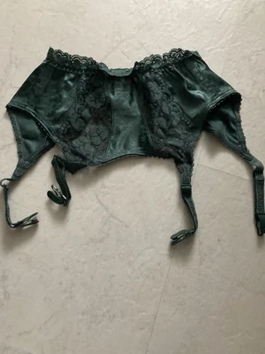 True Vintage Triumph Suspender Petrol Jacqueline 40/42  - Image 1 of 4