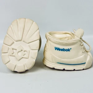 Zapatos deportivos Weebok blancos vintage Cabbage Patch para niños con cordones - Imagen 1 de 6