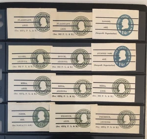 US Postal Stationery: Precancel Envelope Cut Squares, Arkansas; 29 Different - Picture 1 of 2