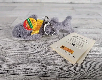 Vintage Steiff Shark Key Chain Plush  Germany w/ Original Tags - Image 1 of 4