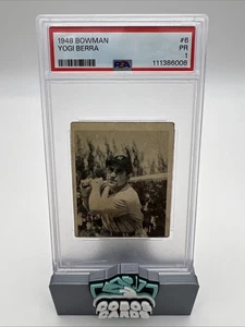 Bowman Yogi Berra 1948 RC #6 PSA PR 1 - Imagen 1 de 2