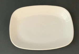 Plato rectangular blanco Fiesta Ware Homer Laughlin 12" x 9,25" - Imagen 1 de 5