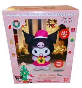 Hello Kitty And Friends KUROMI Christmas Holiday Yard Inflatable 4.5' - Picture 1 of 7