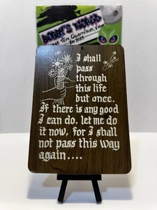 VTG 70’s-80’s Pressed Particle Board Wall Decor - Picture 1 of 2