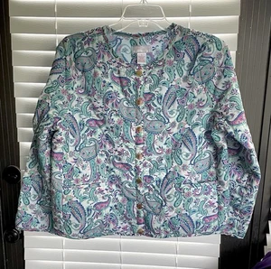 Stella Parker Steppjacke - Large - Floral/Paisley - Snap Up - leicht - Bild 1 von 8