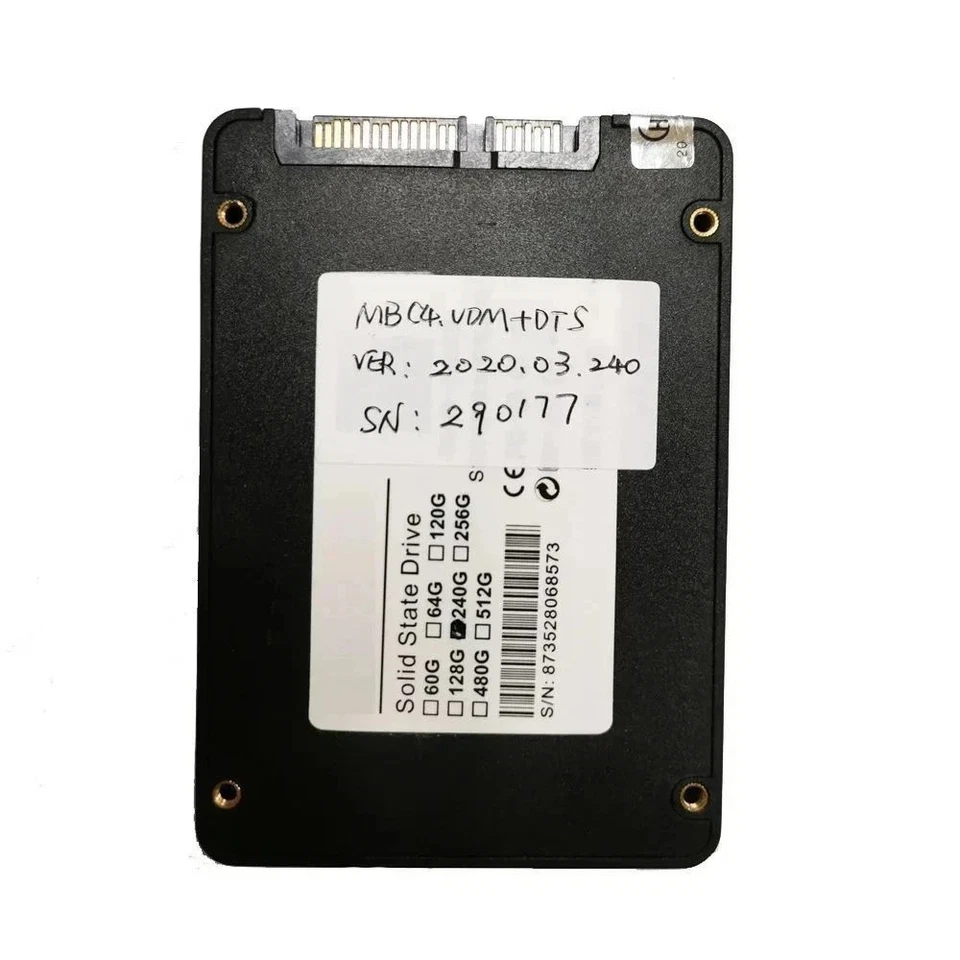 512GB C4 doip SSD 2.5 SATA Hard Drive for MB STAR C4 C6 XENTRY Free Ship - Image 1 of 3
