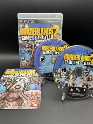 Borderlands 2 Game of the Year Edition (Sony PlayStation 3 2013) PS3 CIB! Manual - Image 1 of 4