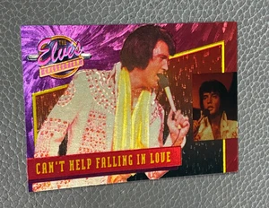 1992 Elvis Presley Collection Foil Card #3 Can't Help Falling In Love - Picture 1 of 2