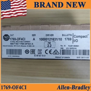 Nuevo Módulo de Corriente de A/S CompactLogix 4 Pt Original AB 1769-OF4CI - Imagen 1 de 9