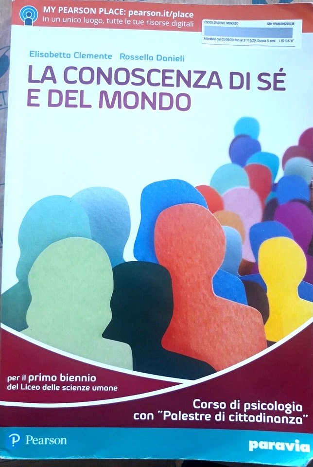 LA CONOSCENZA DI SE' E DEL MONDO - E. CLEMENTE e R. DANIELI - PARAVIA - Image 1 of 1