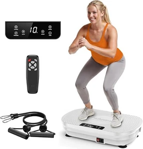 Placa de vibración de cuerpo entero 330 libras de capacidad múltiples modos para tonificar bienestar - Imagen 1 de 7