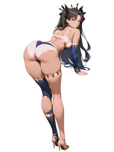 Ishtar Tohsaka Rin Fate Stay Night Weatherproof Anime Sticker 6" Car Decal - Picture 1 of 1