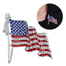 USA Flag Jewelry Enamel Lapel Pin Badge