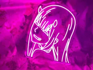 ZERO TWO DARLING IN THE FRANXX led neon lights sign | home room decor ANIME CUTE - Picture 1 of 2