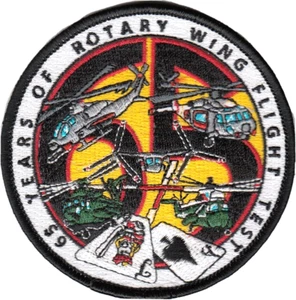 65 YEARS OF ROTARY WING FLIGHT TEST PATCH - Picture 1 of 1