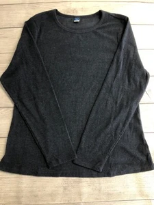 Old Navy T Shirt Adult XXL New Plush Tee Ribbed Knit Long Sleeve Casual Tee - Picture 1 of 4