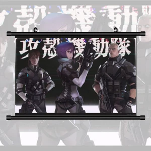 Ghost in the Shell Motoko Kusanagi Batou HD Print Wall Poster Scroll Home Decor - Picture 1 of 6