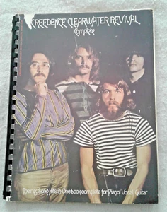 Vintage CCR Creedence Clearwater Revival Songbook with Photos Sheet Music Piano - Picture 1 of 9