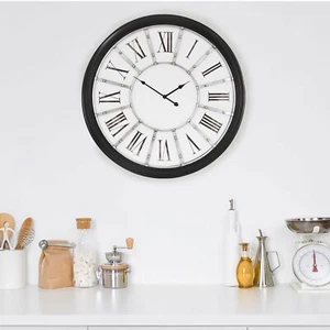 Reloj de pared reloj de diseño reloj decorativo salón madera retro Gotemburgo Ø 71 cm vintage - Imagen 1 de 5