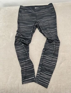 Columbia Sportswear Yogahose Leggings Freizeit schwarz grau gestreift Damen XL - Bild 1 von 7