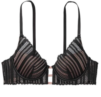 UEC VICTORIA’S SECRET LACE LINED PLUNGE BRA SZ 32C - Image 1 of 4