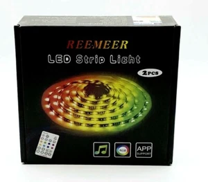 LED Strip Lights, Reemeer RGB LED Strip Lights Kit 32.8ft/10M SMD5050 - Picture 1 of 3