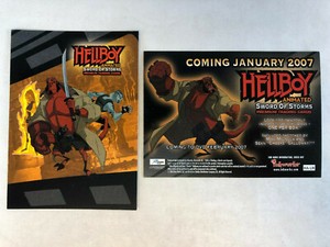 CHEAP PROMO CARD: HELLBOY ANIMATED SWORD OF STORMS Inkworks 2006 #HA-UK
